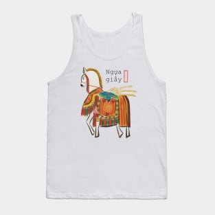 Paper horse - Vietnamese culture Tank Top